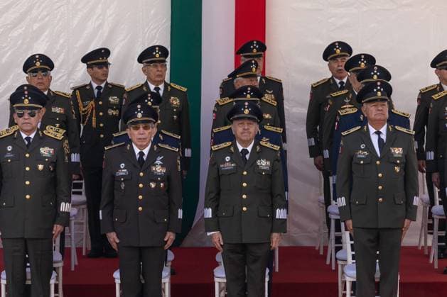 February 9, 2025, Mexico City, Mexico: Ceremony for the 112th Anniversary of the Loyalty March, in commemoration of the escort that the Corps of Cadets of the Heroic Military College provided to President Francisco I. Madero in 1913, during the beginning of the coup d o tat known as The Ten Tragic Days. The president of Mexico, Claudia Sheinbaum, led the event at the National Museum of History in the Chapultepec Castle with the presence of military and civil authorities. Mexico City Mexico - ZUMAl178 20250209_znp_l178_035 Copyright: xCristianxLeyvax