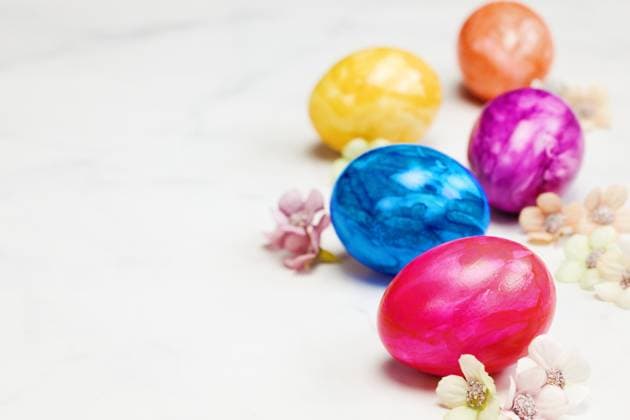 Easter eggs painted in pastel colors on a white background with copy space and cute spring flowers, Happy Easter Holiday concept with space for text. Yellow pink and blue bright colors , 50283448.jpg, easter, background, celebration, decoration, spring, white, holiday, traditional, beautiful, egg, symbol, flower, floral, green, april, pattern, happy, color, tradition, decorative, paint, seasonal, colorful, design, pastel, group, texture, small, yellow, decor, season, ornate, image, concept, table, abstract, gift, copy space, event, rustic, bloom, branch, wood, festive, blue, multi, young, objects, vibrant, closeup RECORD DATE NOT STATED