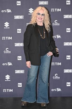 Italy prepares for 75th Sanremo Music Festival - 10 Feb 2025 10 02 2025 Sanremo. 75 Â° Festival della Canzone Italiana. photocall. Nella foto Antonella Clerici, Credit:Maria Laura Antonelli Avalon Italy, Sanremo  Copyright: xMariaxLauraxAntonellix xAvalonx 0961842630
