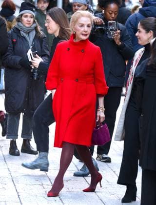 NYFW - Carolina Herrera With Her Family Designer Carolina Herrera with her daughters Carolina Adriana Herrera, Patricia Cristina Herrera and their children leave the Carolina Herrera show during the New York fashion week, NY, USA, on February 10, 2025. Photo by Dylan Travis ABACAPRESS.COM New York City NY United States  Copyright: xDylanxTravis ABACAx