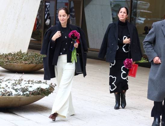 NYFW - Carolina Herrera With Her Family Designer Carolina Herrera with her daughters Carolina Adriana Herrera, Patricia Cristina Herrera and their children leave the Carolina Herrera show during the New York fashion week, NY, USA, on February 10, 2025. Photo by Dylan Travis ABACAPRESS.COM New York City NY United States  Copyright: xDylanxTravis ABACAx