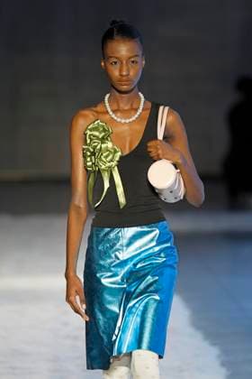 Sandy Liang Ready to Wear Fall Winter 2025 26 - New York, February 2025 Sandy Liang Ready to Wear Fall Winter 2025 26 - New York, February 2025, Credit:Zeppelin Avalon  Copyright: xZeppelinx xAvalonx 0961872135