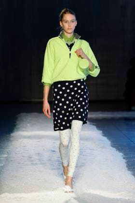 Défilé de mode Sandy Liang collection automne hiver 2025 2026 lors de la Fashion Week de New York Model on the runway at the Sandy Liang Fall RTW 2025 fashion show as part of New York Fashion Week on February 09, 2025 in New York, New York New York Etats Unis  Copyright: xAgencex xBestimagexAgencex xBestimagex