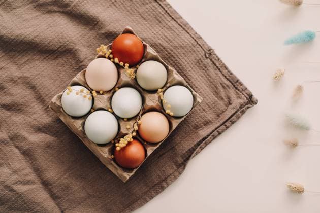 fresh chicken eggs of natural shades and colors in a recycled box on a white background. High quality photo , 50655830.jpg, cake, traditional, egg, branches, symbol, card, pastry, baked, natural, cooking, icing, decor, celebrate, easter eggs, holiday cake, love, willow branches, seasonal, copy space, concept, easter cake, dessert, orthodox, gourmet, decoration, colorful, christian, easter decor, table, sweet, easter decorations, multicolored, homemade, branch, fresh, willow, ribbon, rustic, holiday, decorative, delicious, easter, festive, spring, season, april, pink, blue, springtime, happy RECORD DATE NOT STATED
