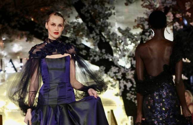 Nyfw: nardos fall 2025 collection. (new) nyfw: nardos fall 2025 collection. February 10, 2025, new york, usa: presentation of nardos fall 2025 collection during new york fashion week at plaza hotel in manhattan, new york. The collection is inspired by the craftsmanship of jewelry making and the raw beauty of natural stones. Mandatory credit: niyi fote thenews2 (Foto: Niyi Fote Thenews2 imago images) Nyfw: nardos fall 2025 collection.  Copyright: xNiyixFotex