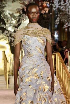 Nyfw: nardos fall 2025 collection. (new) nyfw: nardos fall 2025 collection. February 10, 2025, new york, usa: presentation of nardos fall 2025 collection during new york fashion week at plaza hotel in manhattan, new york. The collection is inspired by the craftsmanship of jewelry making and the raw beauty of natural stones. Mandatory credit: niyi fote thenews2 (Foto: Niyi Fote Thenews2 imago images) Nyfw: nardos fall 2025 collection.  Copyright: xNiyixFotex
