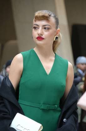 February 10, 2025, New York, New York, USA: Guests attend the Carolina Herrera W25 runway show during New York Fashion Week,.Pine Street, NYC.February 10, 2025 . New York USA - ZUMAms4_ 20250210_faf_ms4_016 Copyright: xSoniaxMoskowitzxGordonx