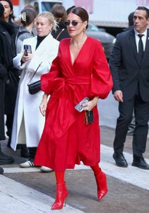NYFW - Carolina Herrera Arrivals Virgilia Virjoghe attends the Carolina Herrera show during the New York fashion week, NY on February 10, 2025. Photo by Dylan Travis ABACAPRESS.COM New York City NY United Arab Emirates  Copyright: xDylanxTravis ABACAx