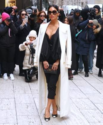 NYFW - Carolina Herrera Arrivals Nicole Scherzinger attends the Carolina Herrera show during the New York fashion week, NY on February 10, 2025. Photo by Dylan Travis ABACAPRESS.COM New York City NY United Arab Emirates  Copyright: xDylanxTravis ABACAx