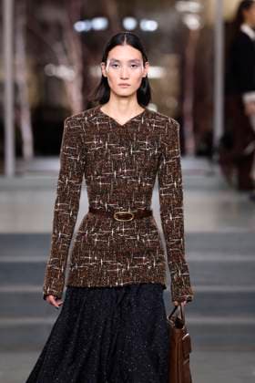 Tory Burch Ready-to-wear Fall Winter 2025 26, New York, February 2025 Tory Burch Ready-to-wear Fall Winter 2025 26 runway at New York fashion week, 10 February 2025., Credit:x Avalon New York, USA  Copyright: xxx xAvalonx PHT_fashion_NYFW_Tory_Burch_details_962321715