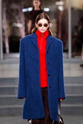 Tory Burch Ready-to-wear Fall Winter 2025 26, New York, February 2025 Tory Burch Ready-to-wear Fall Winter 2025 26 runway at New York fashion week, 10 February 2025., Credit:x Avalon New York, USA  Copyright: xxx xAvalonx PHT_fashion_NYFW_Tory_Burch_details_962321665