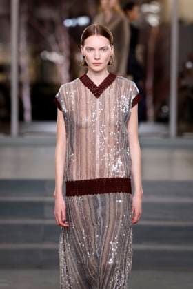Tory Burch Ready-to-wear Fall Winter 2025 26, New York, February 2025 Tory Burch Ready-to-wear Fall Winter 2025 26 runway at New York fashion week, 10 February 2025., Credit:x Avalon New York, USA  Copyright: xxx xAvalonx PHT_fashion_NYFW_Tory_Burch_details_962322791
