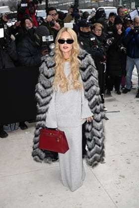 Celebrity guests arrive at the Michael Kors show during New York Fashion Week Featuring: Rachel Zoe Where: New York City, New York, United States When: 11 Feb 2025 Credit: Elder Ordonez INSTARimages EDITORIAL USE ONLY. NOT FOR USE BY NEWSPAPERS BASED IN THE UK. Copyright: xx instar54505203