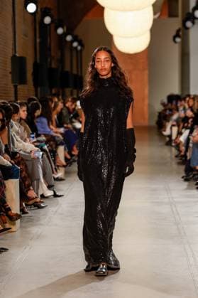Michael Kors fashion show at Terminal Warehouse Fall Winter 2025 2026 collection during New York Fashion Week Mona Tougaard Runway during the Michael Kors Collection Fall Winter 2025 Runway Show at Terminal Warehouse on February 11, 2025 in New York City New York Etats Unis  Copyright: xAgencex xBestimagexAgencex xBestimagex