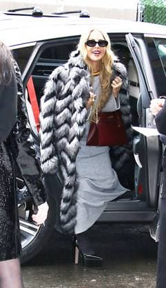 NEW YORK, NY- FEBRUARY 11: Rachel Zoe seen arriving at Michael Kors 2025 Collection fashion show during the 2025 New York Fashion Week on February 11, 2025. Copyright: xRWx