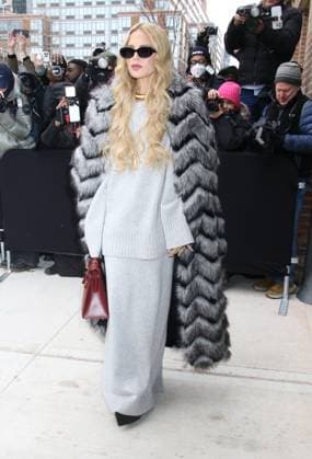 NEW YORK, NY- FEBRUARY 11: Rachel Zoe seen arriving at Michael Kors 2025 Collection fashion show during the 2025 New York Fashion Week on February 11, 2025. Copyright: xRWx