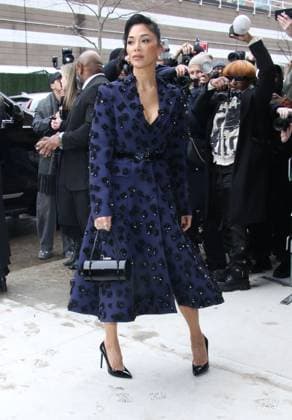 NEW YORK, NY- FEBRUARY 11: Nicole Scherzinger seen arriving at Michael Kors 2025 Collection fashion show during the 2025 New York Fashion Week on February 11, 2025. Copyright: xRWx