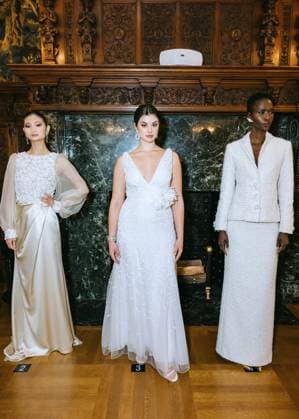 February 11, 2025, New York, New York, United States: Model at the Dennis Basso Fall Winter 2025 Presentation at The Columbus Foundation in New York. Dinara Khairova Zuma Press February 11, 2025. New York United States - ZUMAp281 20250211_zea_p281_030 Copyright: xPhotoxImagexPressx