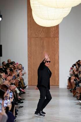 Michael Kors ready to wear fall winter 2025 26, New York, February 2025 Michael Kors takes a bow at Michael Kors ready to wear fall winter 2025 26 runway at New York fashion week, 11 February 2025, Credit:x Avalon New York, USA  Copyright: xxx xAvalonx 0962592676