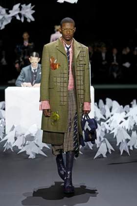 Thom Browne ready to wear fall winter 2025 26, New York, February 2025 Thom Browne ready to wear fall winter 2025 26 runway at New York fashion week, 11 February 2025, Credit:x Avalon New York, USA  Copyright: xxx xAvalonx 0962642206