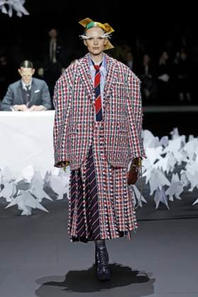 Thom Browne ready to wear fall winter 2025 26, New York, February 2025 Thom Browne ready to wear fall winter 2025 26 runway at New York fashion week, 11 February 2025, Credit:x Avalon New York, USA  Copyright: xxx xAvalonx 0962642277