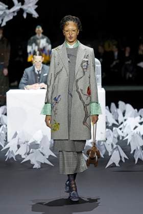 Thom Browne ready to wear fall winter 2025 26, New York, February 2025 Thom Browne ready to wear fall winter 2025 26 runway at New York fashion week, 11 February 2025, Credit:x Avalon New York, USA  Copyright: xxx xAvalonx 0962642307
