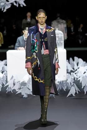 Thom Browne ready to wear fall winter 2025 26, New York, February 2025 Thom Browne ready to wear fall winter 2025 26 runway at New York fashion week, 11 February 2025, Credit:x Avalon New York, USA  Copyright: xxx xAvalonx 0962642478