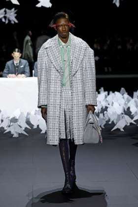 Thom Browne ready to wear fall winter 2025 26, New York, February 2025 Thom Browne ready to wear fall winter 2025 26 runway at New York fashion week, 11 February 2025, Credit:x Avalon New York, USA  Copyright: xxx xAvalonx 0962642756
