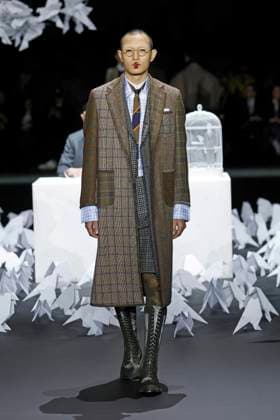 Thom Browne ready to wear fall winter 2025 26, New York, February 2025 Thom Browne ready to wear fall winter 2025 26 runway at New York fashion week, 11 February 2025, Credit:x Avalon New York, USA  Copyright: xxx xAvalonx 0962642923