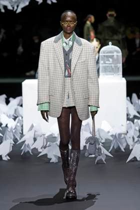 Thom Browne ready to wear fall winter 2025 26, New York, February 2025 Thom Browne ready to wear fall winter 2025 26 runway at New York fashion week, 11 February 2025, Credit:x Avalon New York, USA  Copyright: xxx xAvalonx 0962643175