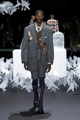 Thom Browne ready to wear fall winter 2025 26, New York, February 2025 Thom Browne ready to wear fall winter 2025 26 runway at New York fashion week, 11 February 2025, Credit:x Avalon New York, USA  Copyright: xxx xAvalonx 0962643218