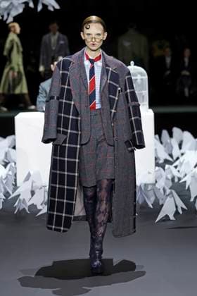 Thom Browne ready to wear fall winter 2025 26, New York, February 2025 Thom Browne ready to wear fall winter 2025 26 runway at New York fashion week, 11 February 2025, Credit:x Avalon New York, USA  Copyright: xxx xAvalonx 0962643248