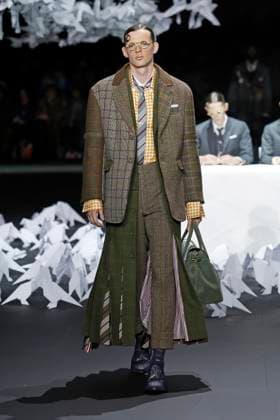 Thom Browne ready to wear fall winter 2025 26, New York, February 2025 Thom Browne ready to wear fall winter 2025 26 runway at New York fashion week, 11 February 2025, Credit:x Avalon New York, USA  Copyright: xxx xAvalonx 0962643325