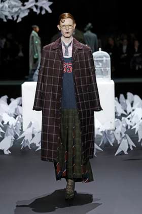 Thom Browne ready to wear fall winter 2025 26, New York, February 2025 Thom Browne ready to wear fall winter 2025 26 runway at New York fashion week, 11 February 2025, Credit:x Avalon New York, USA  Copyright: xxx xAvalonx 0962643497