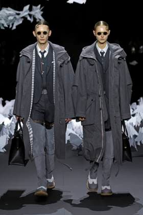 Thom Browne ready to wear fall winter 2025 26, New York, February 2025 Thom Browne ready to wear fall winter 2025 26 runway at New York fashion week, 11 February 2025, Credit:x Avalon New York, USA  Copyright: xxx xAvalonx 0962643596