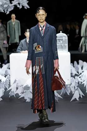 Thom Browne ready to wear fall winter 2025 26, New York, February 2025 Thom Browne ready to wear fall winter 2025 26 runway at New York fashion week, 11 February 2025, Credit:x Avalon New York, USA  Copyright: xxx xAvalonx 0962643713