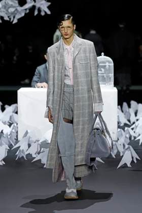 Thom Browne ready to wear fall winter 2025 26, New York, February 2025 Thom Browne ready to wear fall winter 2025 26 runway at New York fashion week, 11 February 2025, Credit:x Avalon New York, USA  Copyright: xxx xAvalonx 0962643867