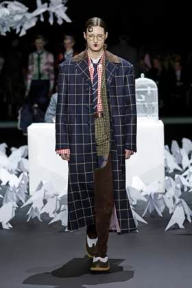 Thom Browne ready to wear fall winter 2025 26, New York, February 2025 Thom Browne ready to wear fall winter 2025 26 runway at New York fashion week, 11 February 2025, Credit:x Avalon New York, USA  Copyright: xxx xAvalonx 0962644115