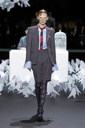 Thom Browne ready to wear fall winter 2025 26, New York, February 2025 Thom Browne ready to wear fall winter 2025 26 runway at New York fashion week, 11 February 2025, Credit:x Avalon New York, USA  Copyright: xxx xAvalonx 0962644288
