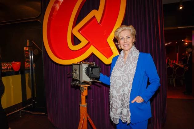 Marika George laudator at the 17th ASKANIA Award ceremony at the Quatsch Comedy Club Berlin
