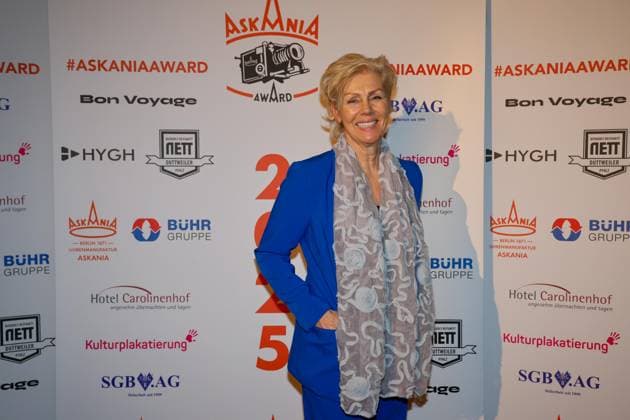 Marika George laudator at the 17th ASKANIA Award ceremony at the Quatsch Comedy Club Berlin