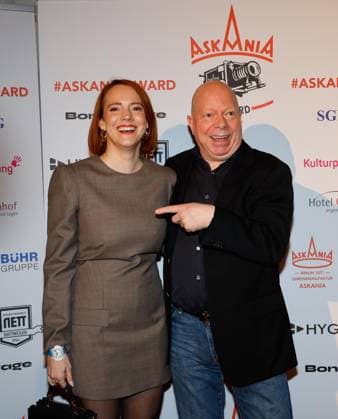 Nina Rausch, Chris Arend at the 17th ASKANIA Award ceremony at the Quatsch Comedy Club Berlin