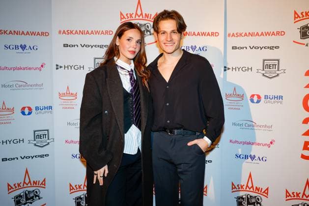 Ina Houth, Moritz Beckerling at the 17th ASKANIA Award ceremony at the Quatsch Comedy Club Berlin