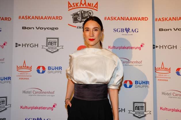 Sibel Kekilli winner at the 17th ASKANIA Award ceremony at the Quatsch Comedy Club Berlin