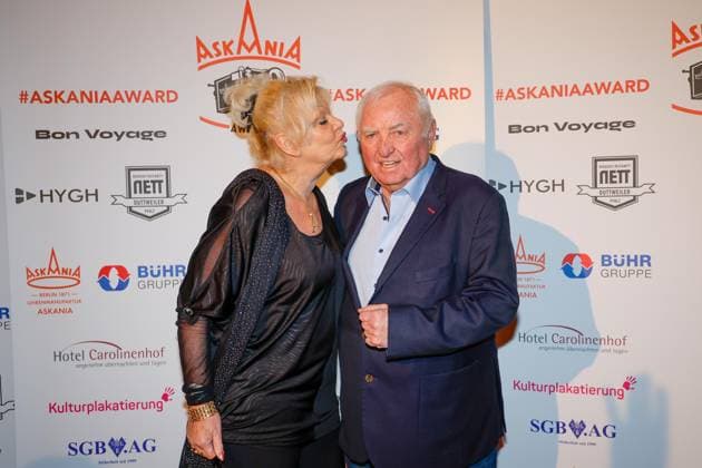 Margret and Uli Wegner at the 17th ASKANIA Award ceremony at the Quatsch Comedy Club Berlin