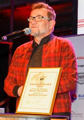 Matthias Freihof winner at the 17th ASKANIA Award ceremony at the Quatsch Comedy Club Berlin