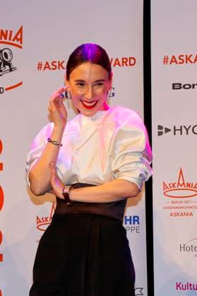 Sibel Kekilli winner at the 17th ASKANIA Award ceremony at the Quatsch Comedy Club Berlin