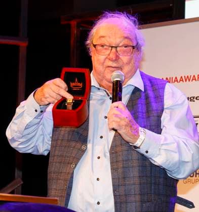 Award winner Jacki Schwarz at the 17th ASKANIA Award ceremony at the Quatsch Comedy Club Berlin
