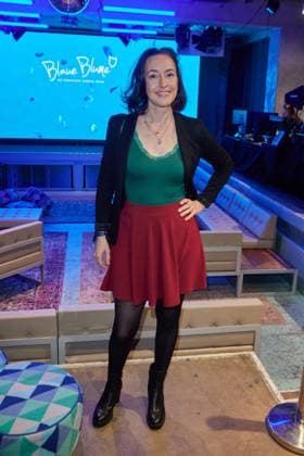 Maike von Bremen Arrival of guests at the award ceremony of the short film award BLAUE BLUME by Romance TV at Prince Charles in Berlin on 12 02 2025 Short film award BLAUE BLUME