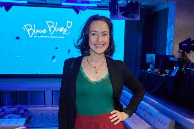 Maike von Bremen Arrival of guests at the award ceremony of the short film award BLAUE BLUME by Romance TV at Prince Charles in Berlin on 12 02 2025 Short film award BLAUE BLUME